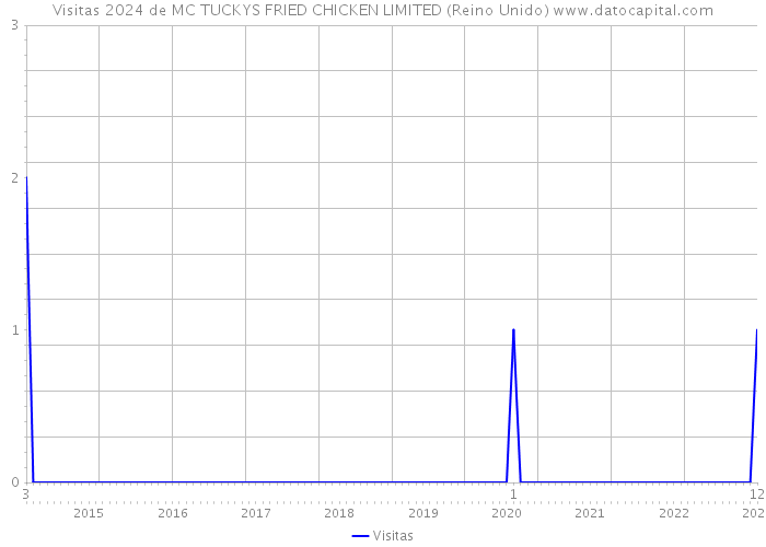 Visitas 2024 de MC TUCKYS FRIED CHICKEN LIMITED (Reino Unido) 