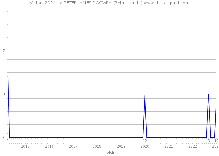 Visitas 2024 de PETER JAMES DOCWRA (Reino Unido) 