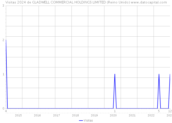Visitas 2024 de GLADWELL COMMERCIAL HOLDINGS LIMITED (Reino Unido) 