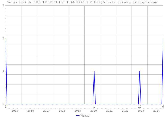 Visitas 2024 de PHOENIX EXECUTIVE TRANSPORT LIMITED (Reino Unido) 