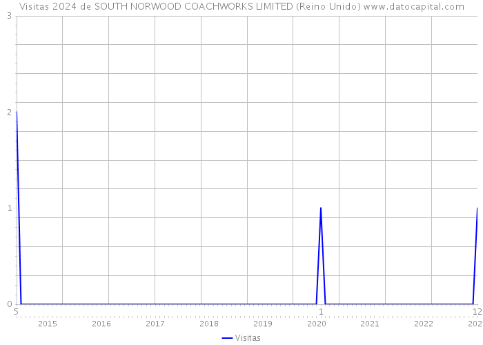 Visitas 2024 de SOUTH NORWOOD COACHWORKS LIMITED (Reino Unido) 