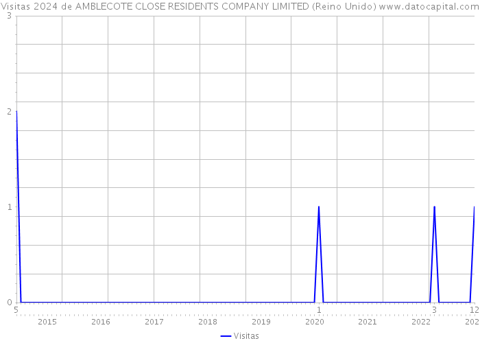 Visitas 2024 de AMBLECOTE CLOSE RESIDENTS COMPANY LIMITED (Reino Unido) 