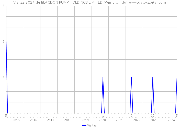 Visitas 2024 de BLAGDON PUMP HOLDINGS LIMITED (Reino Unido) 