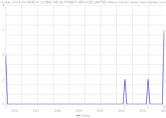 Visitas 2024 de KENEXA GLOBAL RECRUITMENT SERVICES LIMITED (Reino Unido) 