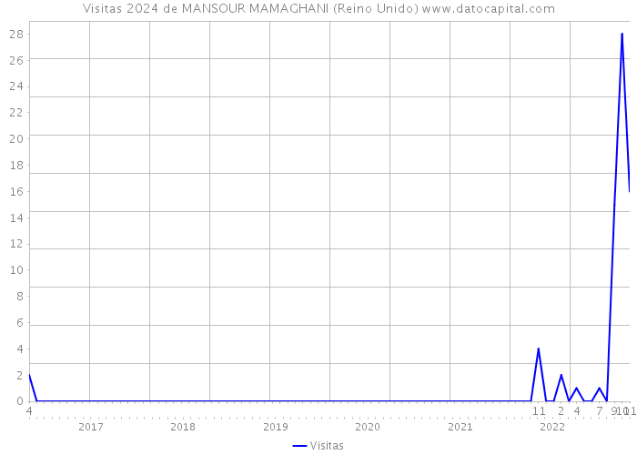 Visitas 2024 de MANSOUR MAMAGHANI (Reino Unido) 