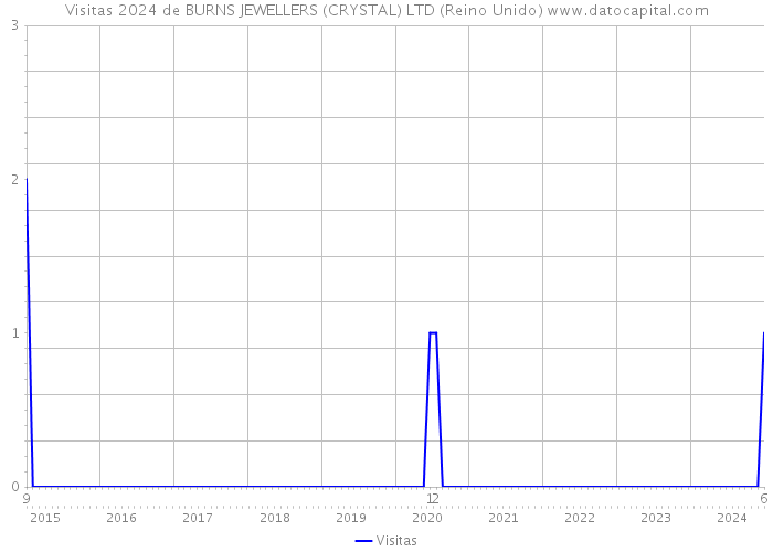 Visitas 2024 de BURNS JEWELLERS (CRYSTAL) LTD (Reino Unido) 