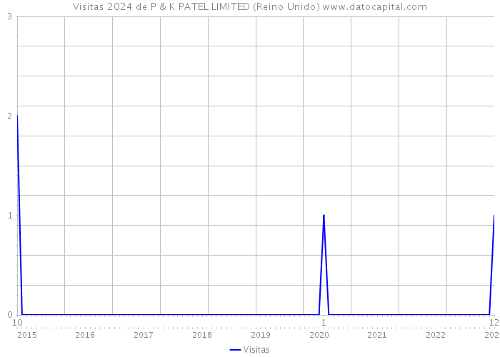 Visitas 2024 de P & K PATEL LIMITED (Reino Unido) 