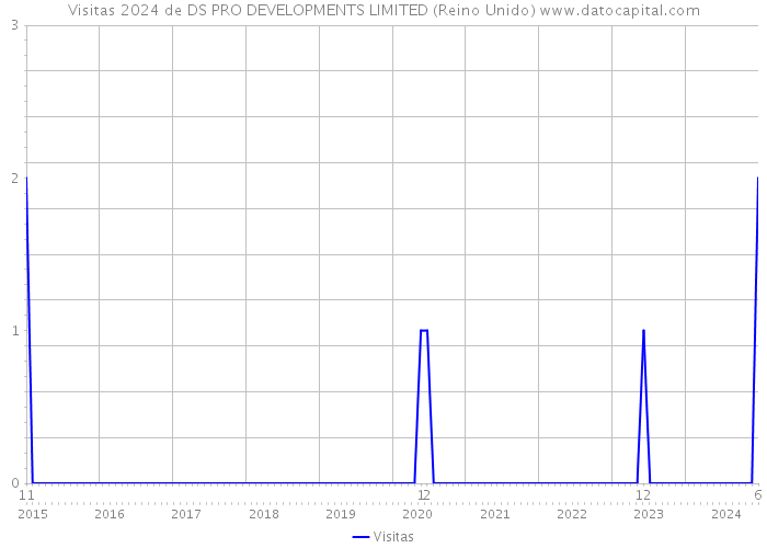 Visitas 2024 de DS PRO DEVELOPMENTS LIMITED (Reino Unido) 