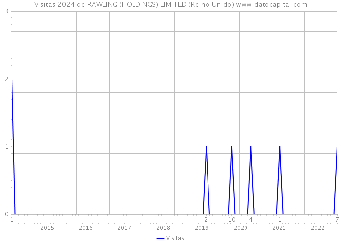 Visitas 2024 de RAWLING (HOLDINGS) LIMITED (Reino Unido) 