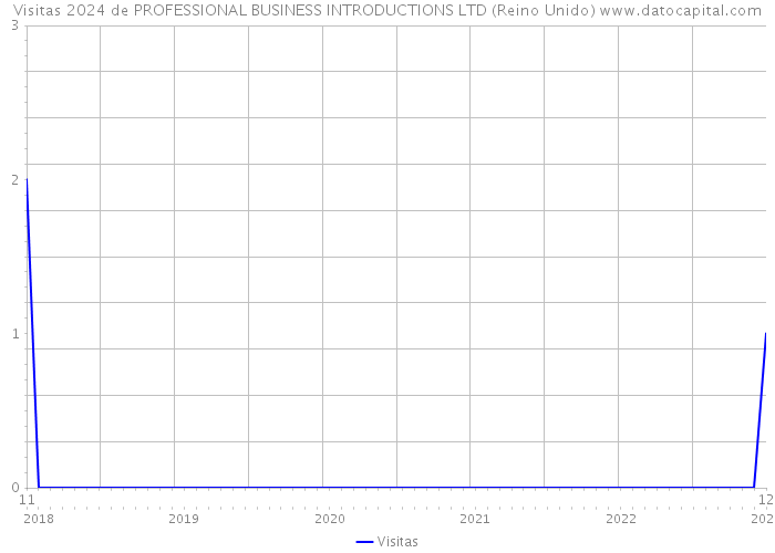 Visitas 2024 de PROFESSIONAL BUSINESS INTRODUCTIONS LTD (Reino Unido) 