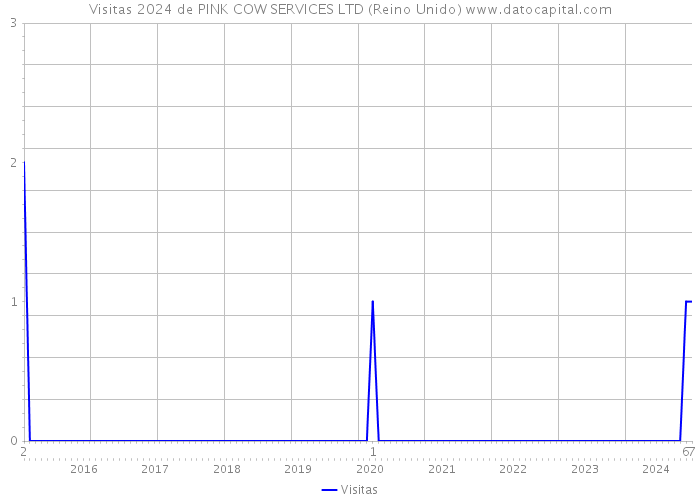 Visitas 2024 de PINK COW SERVICES LTD (Reino Unido) 