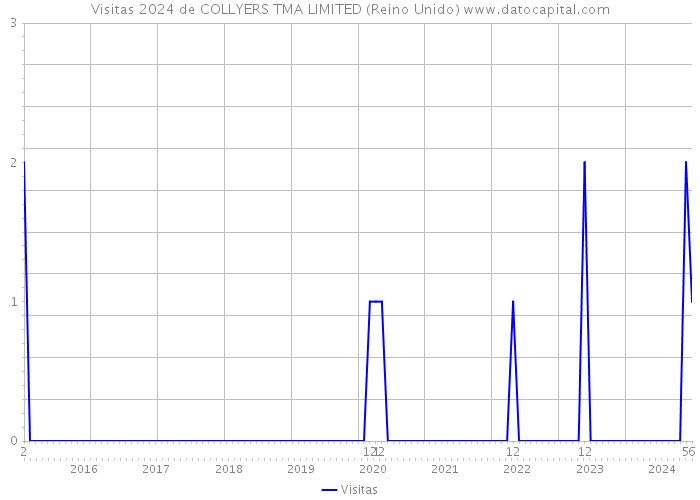 Visitas 2024 de COLLYERS TMA LIMITED (Reino Unido) 