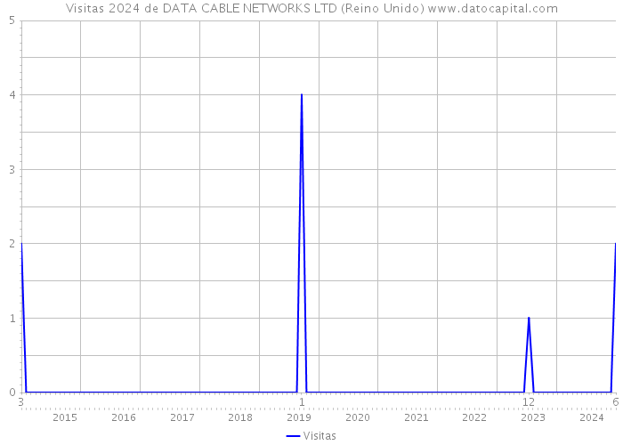 Visitas 2024 de DATA CABLE NETWORKS LTD (Reino Unido) 