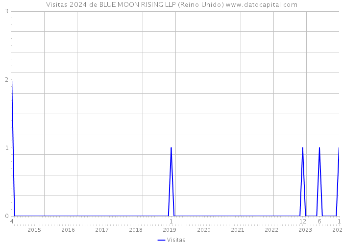 Visitas 2024 de BLUE MOON RISING LLP (Reino Unido) 