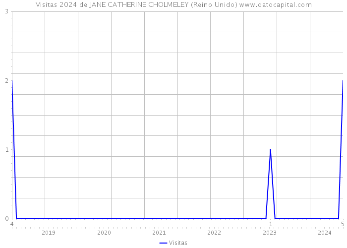 Visitas 2024 de JANE CATHERINE CHOLMELEY (Reino Unido) 