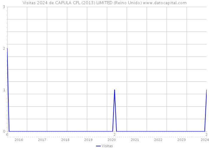 Visitas 2024 de CAPULA CPL (2013) LIMITED (Reino Unido) 