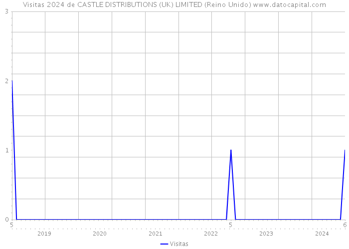 Visitas 2024 de CASTLE DISTRIBUTIONS (UK) LIMITED (Reino Unido) 