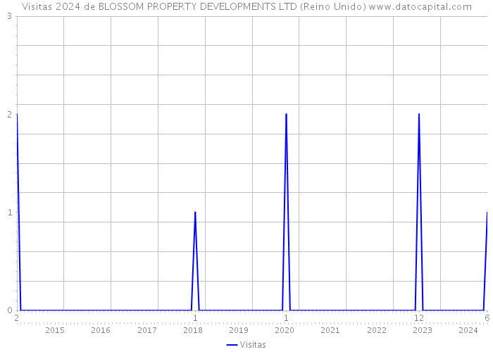 Visitas 2024 de BLOSSOM PROPERTY DEVELOPMENTS LTD (Reino Unido) 