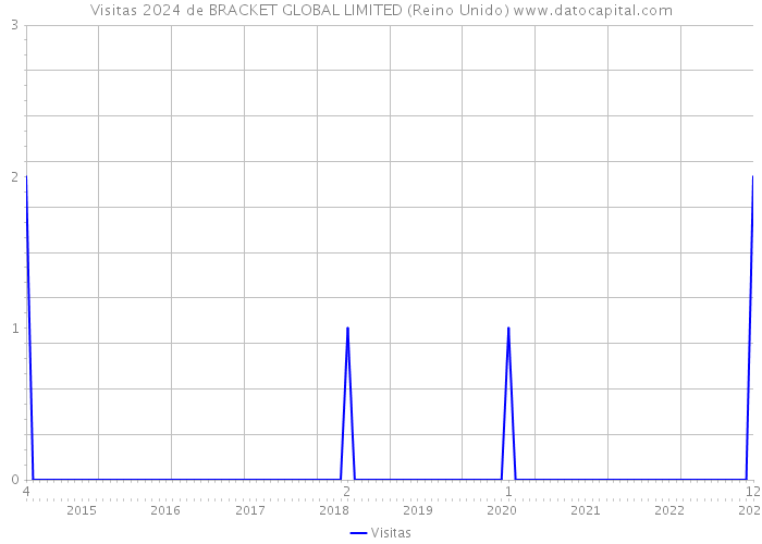 Visitas 2024 de BRACKET GLOBAL LIMITED (Reino Unido) 
