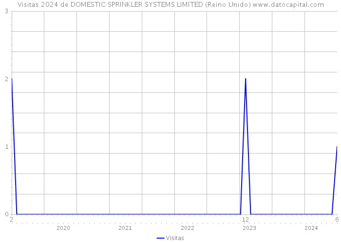 Visitas 2024 de DOMESTIC SPRINKLER SYSTEMS LIMITED (Reino Unido) 