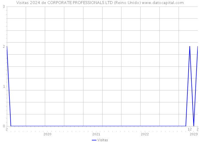 Visitas 2024 de CORPORATE PROFESSIONALS LTD (Reino Unido) 