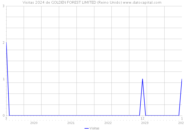 Visitas 2024 de GOLDEN FOREST LIMITED (Reino Unido) 