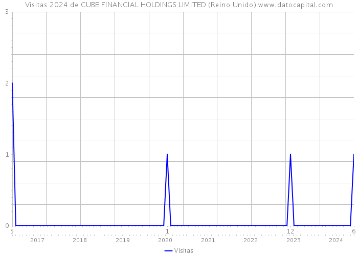 Visitas 2024 de CUBE FINANCIAL HOLDINGS LIMITED (Reino Unido) 