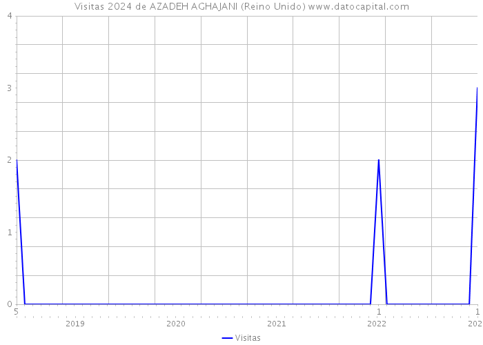 Visitas 2024 de AZADEH AGHAJANI (Reino Unido) 