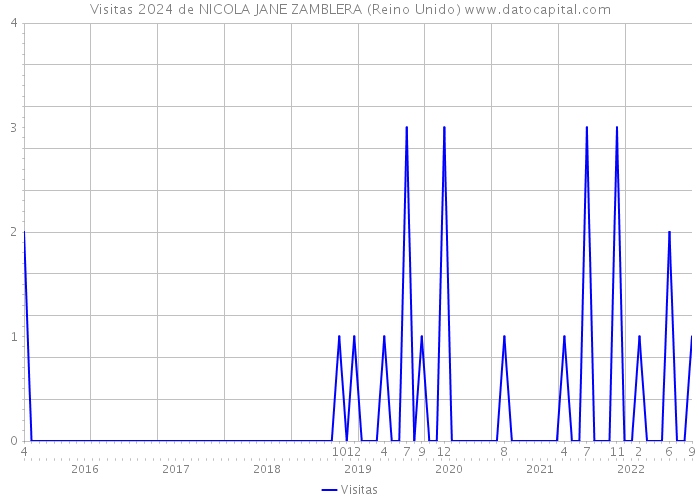 Visitas 2024 de NICOLA JANE ZAMBLERA (Reino Unido) 