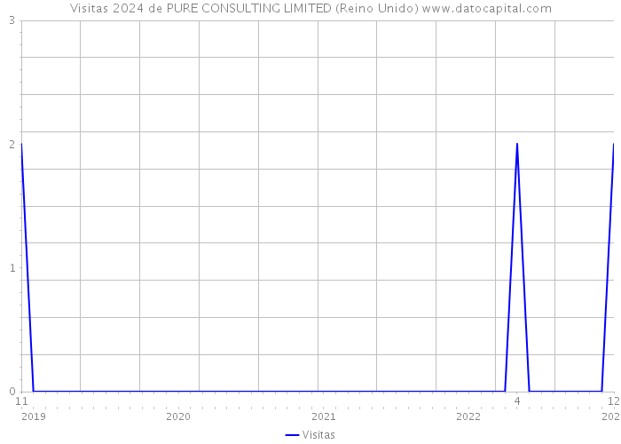 Visitas 2024 de PURE CONSULTING LIMITED (Reino Unido) 