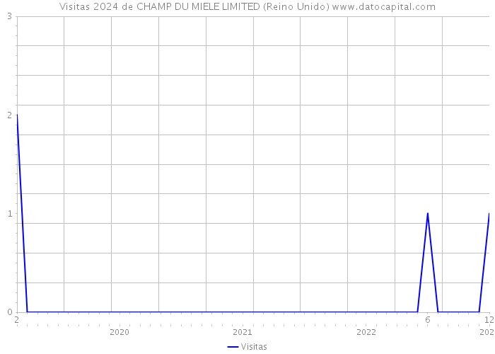 Visitas 2024 de CHAMP DU MIELE LIMITED (Reino Unido) 