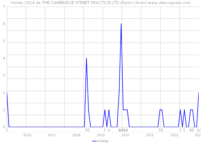 Visitas 2024 de THE CAMBRIDGE STREET PRACTICE LTD (Reino Unido) 