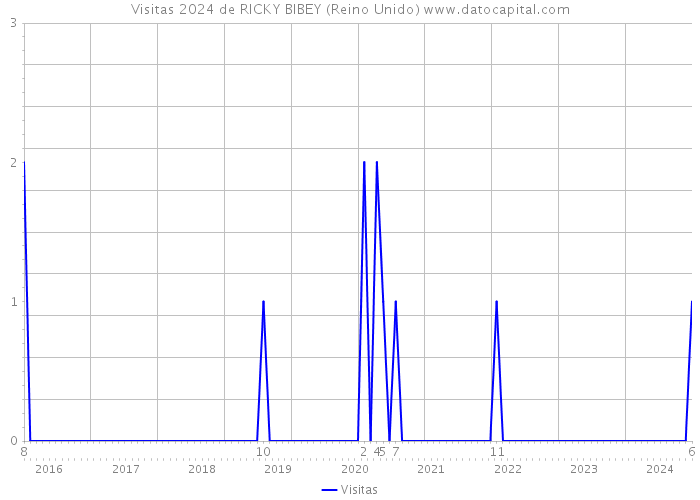 Visitas 2024 de RICKY BIBEY (Reino Unido) 