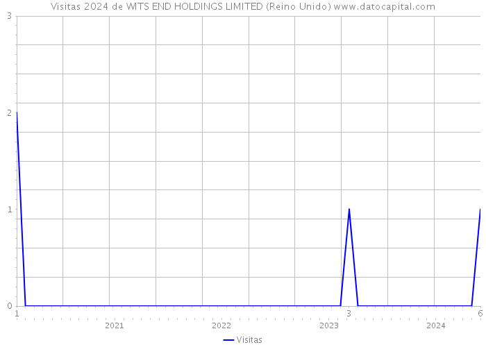 Visitas 2024 de WITS END HOLDINGS LIMITED (Reino Unido) 