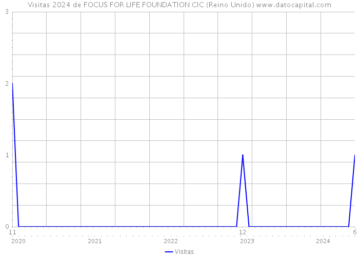 Visitas 2024 de FOCUS FOR LIFE FOUNDATION CIC (Reino Unido) 