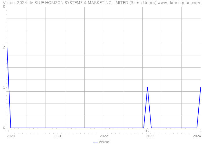 Visitas 2024 de BLUE HORIZON SYSTEMS & MARKETING LIMITED (Reino Unido) 