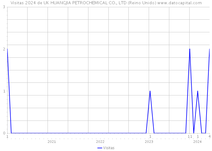 Visitas 2024 de UK HUANGJIA PETROCHEMICAL CO., LTD (Reino Unido) 