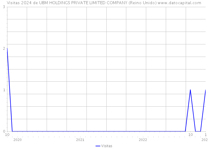 Visitas 2024 de UBM HOLDINGS PRIVATE LIMITED COMPANY (Reino Unido) 