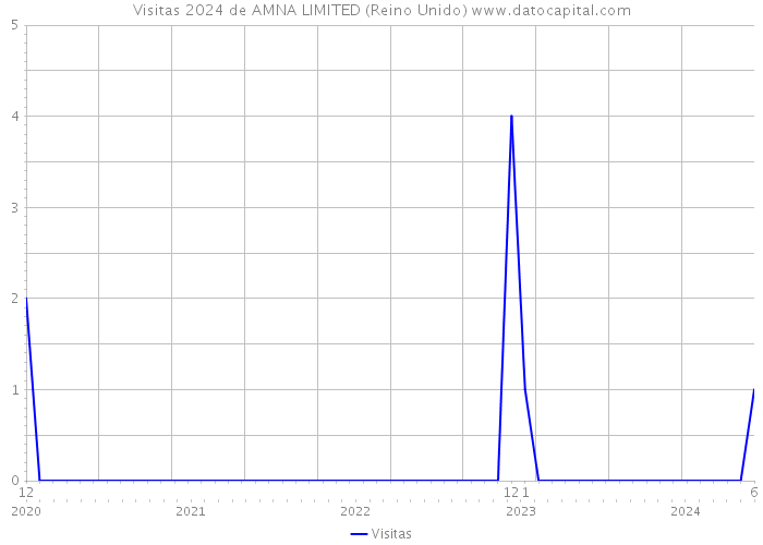 Visitas 2024 de AMNA LIMITED (Reino Unido) 