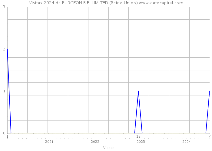 Visitas 2024 de BURGEON B.E. LIMITED (Reino Unido) 