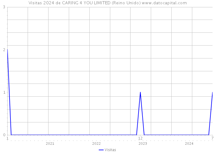 Visitas 2024 de CARING 4 YOU LIMITED (Reino Unido) 