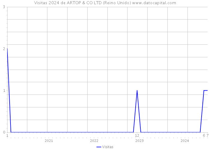 Visitas 2024 de ARTOP & CO LTD (Reino Unido) 