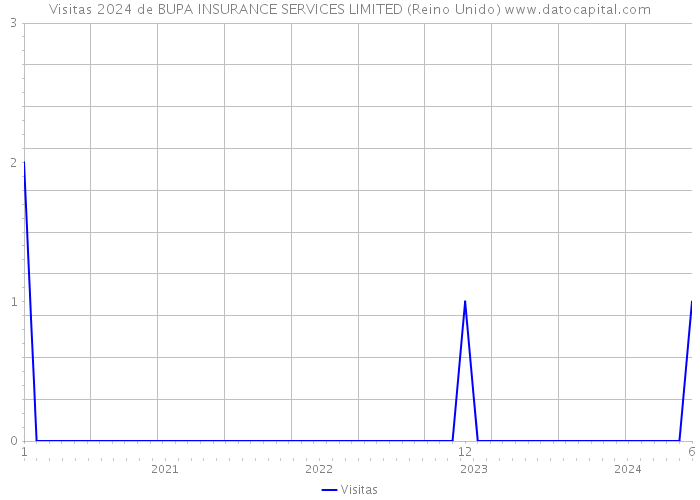 Visitas 2024 de BUPA INSURANCE SERVICES LIMITED (Reino Unido) 