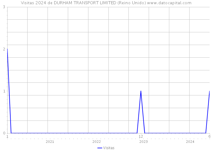Visitas 2024 de DURHAM TRANSPORT LIMITED (Reino Unido) 