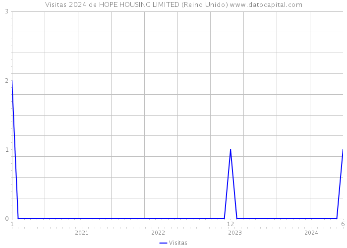 Visitas 2024 de HOPE HOUSING LIMITED (Reino Unido) 