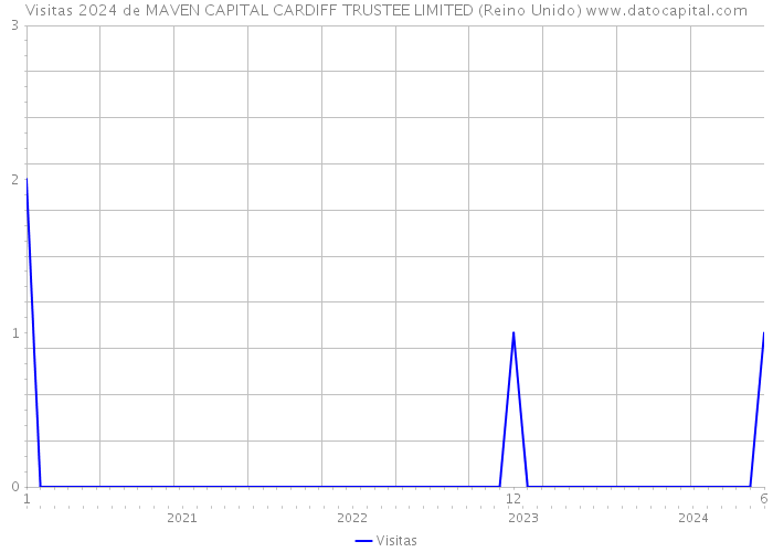 Visitas 2024 de MAVEN CAPITAL CARDIFF TRUSTEE LIMITED (Reino Unido) 