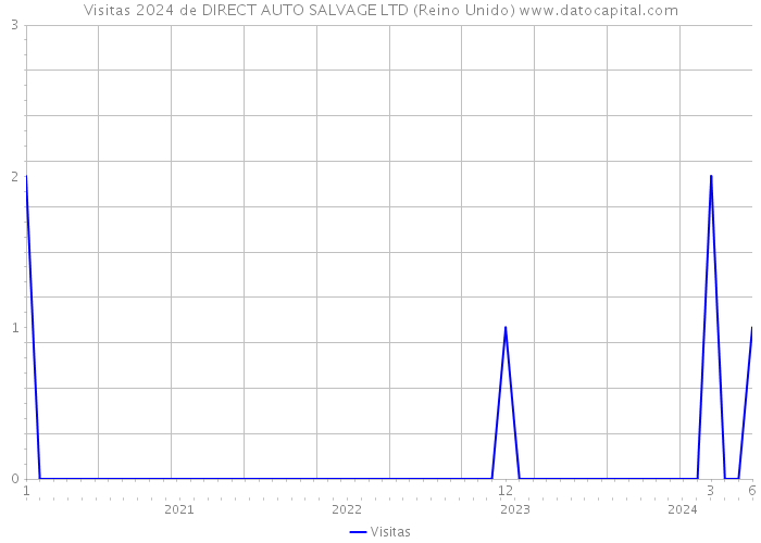 Visitas 2024 de DIRECT AUTO SALVAGE LTD (Reino Unido) 