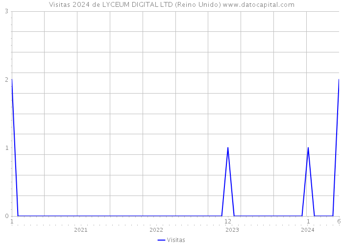 Visitas 2024 de LYCEUM DIGITAL LTD (Reino Unido) 