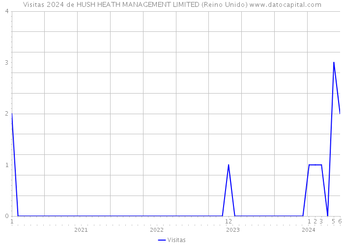 Visitas 2024 de HUSH HEATH MANAGEMENT LIMITED (Reino Unido) 