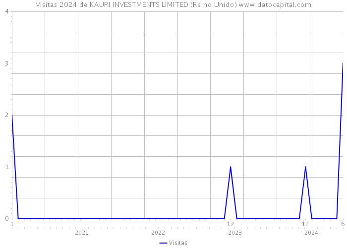 Visitas 2024 de KAURI INVESTMENTS LIMITED (Reino Unido) 